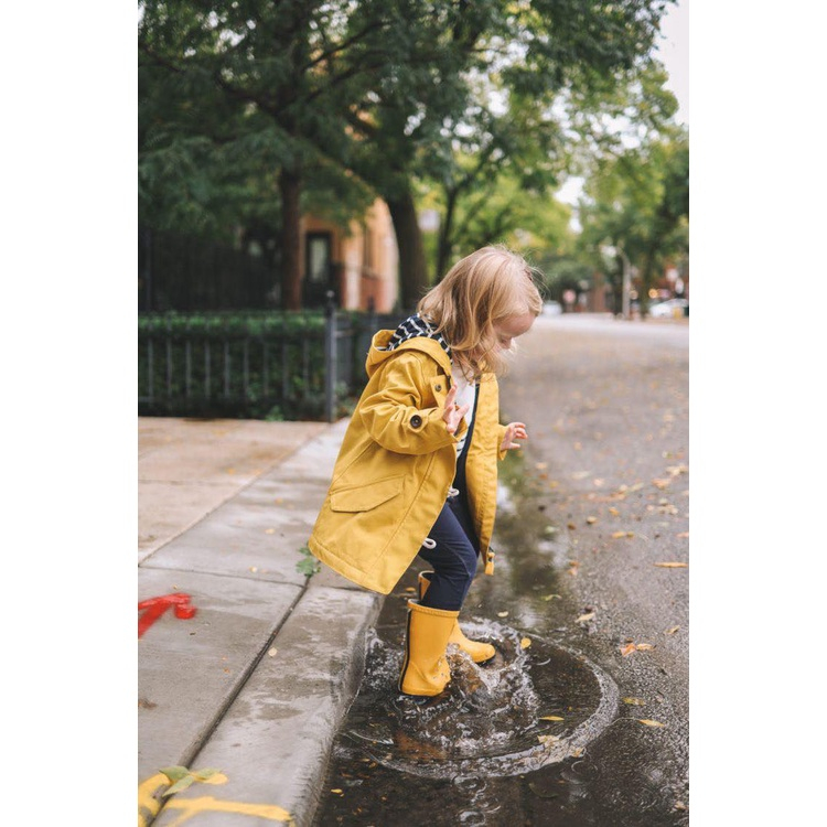 Áo khoác chống thấm nước túi hộp baby G.A.P 2 lớp lót cotton. HA4885