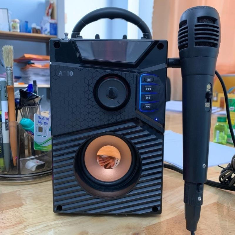 Loa bluetooth karaoke mini K500 mới 2023 âm thanh đỉnh cao,loa không dây peterhot kèm mic bass hay bảo hành đầy đủ | BigBuy360 - bigbuy360.vn