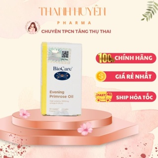 Viên uống đẹp da BioCare Evening Primrose Oil tinh dầu hoa anh thảo hỗ trợ