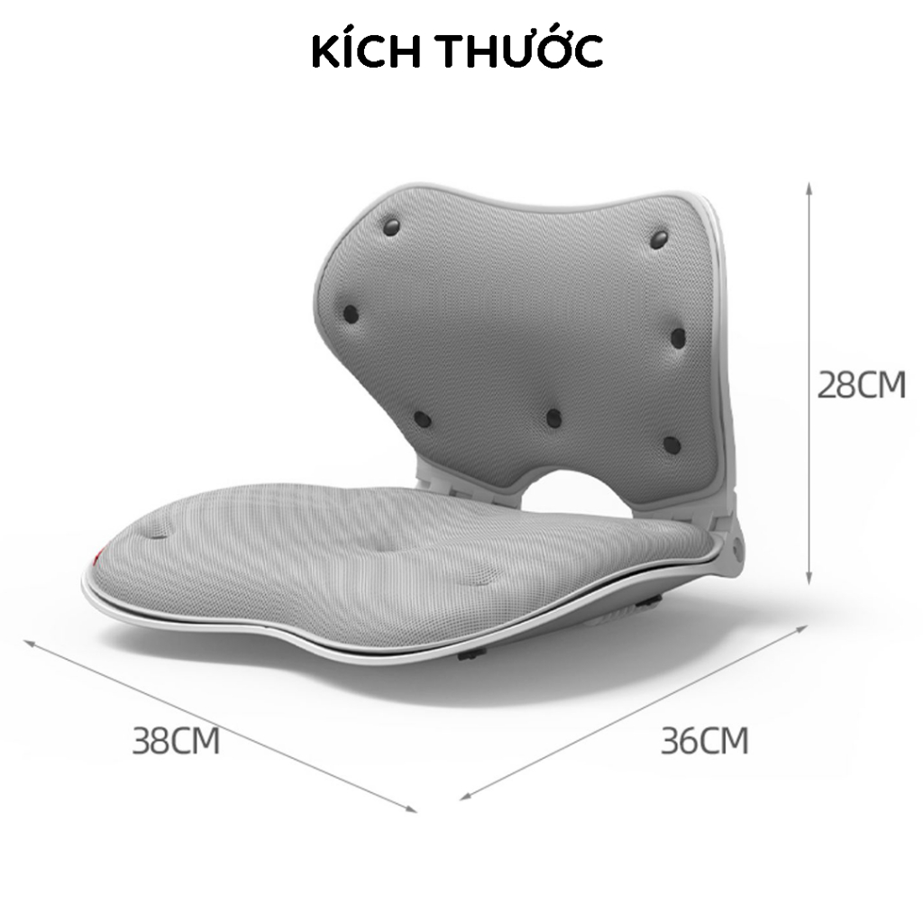 Ghế chỉnh dáng tư thế ngồi cao cấp, thiết kế mới gấp gọn linh hoạt có thể dễ dàng mang đi mọi lúc mọi nơi