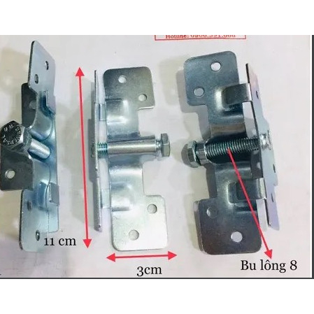 Bộ bas sắt thanh giường