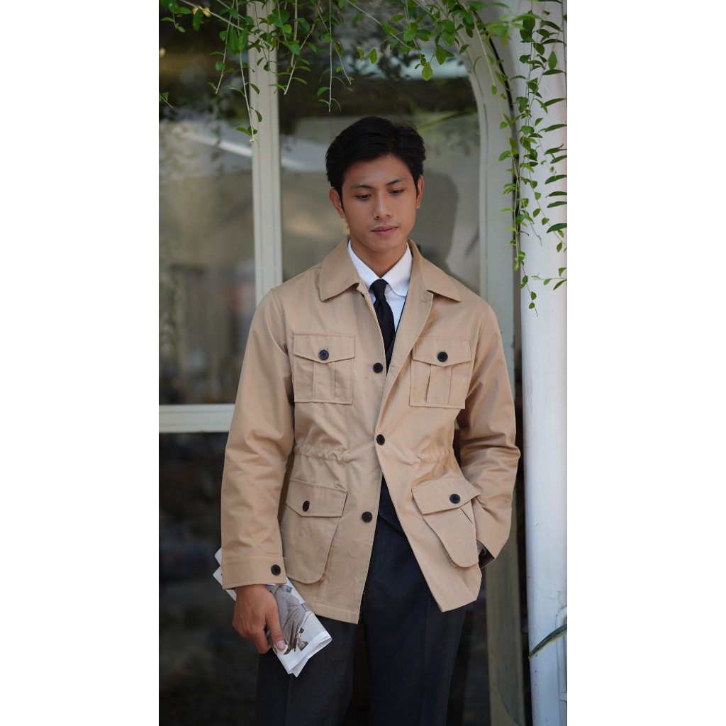 SAFARI JACKET- ÁO KHOÁC LEHMAN BROTHER-ÁO KHOÁC NAM NỮ-ÁO KHOÁC