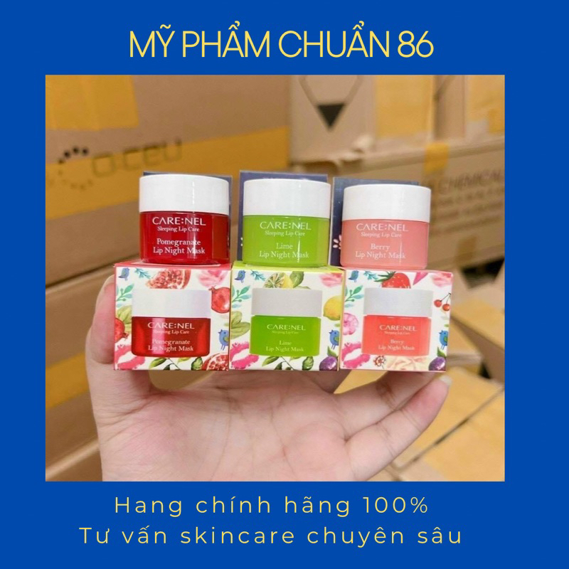 ( Mẫu mới ) Mặt nạ ủ môi CARE:NEL Lip Sleeping Mask