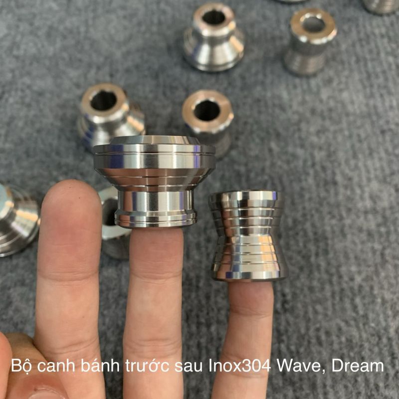 Bộ canh bánh inox304 trước sau Wave, Dream, Future125