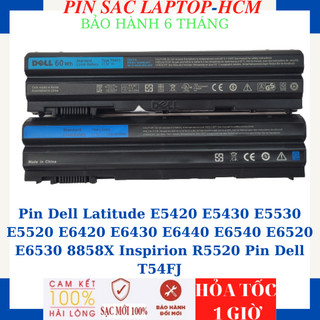 Pin laptop dell latitude e5420 e5430 e5530 e5520 e6420 e6430 e6440 e6540 e6520 e6530 8858x inspirion r5520 pindell t54fj
