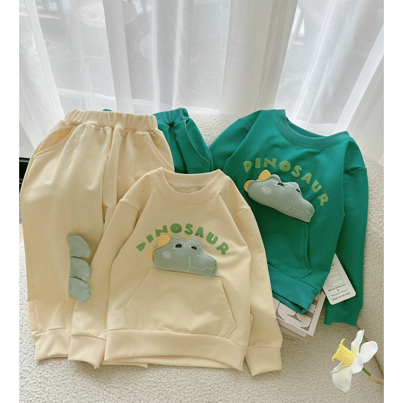 Bộ khủng long ra cá nhồi bông bé trai