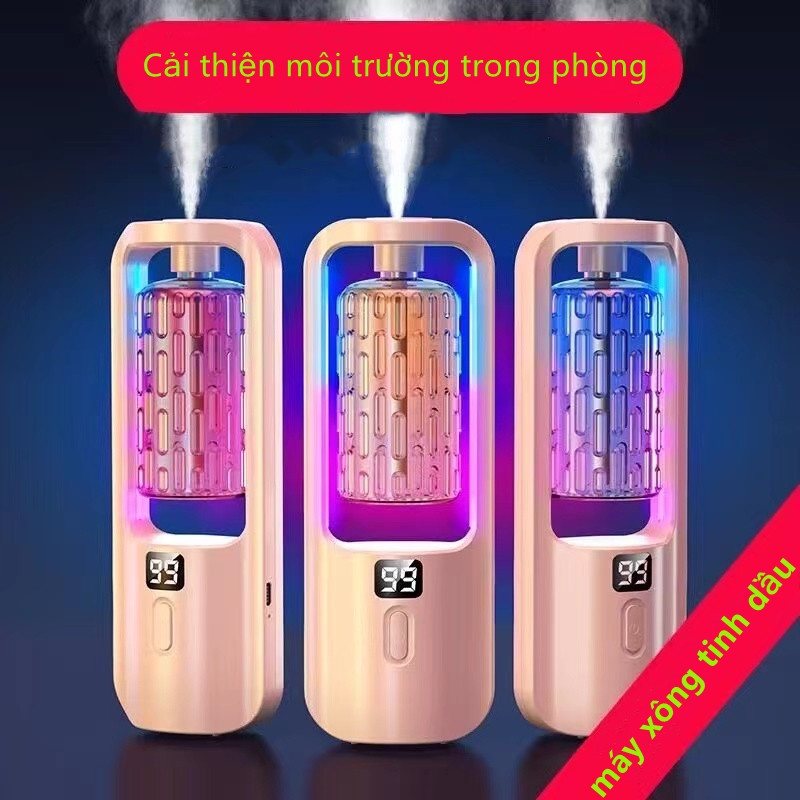 Máy Xông Tinh Dầu Mini Phun Sương Khuếch Tán Tinh Dầu Tỏa Hương Thơm Máy phun sương