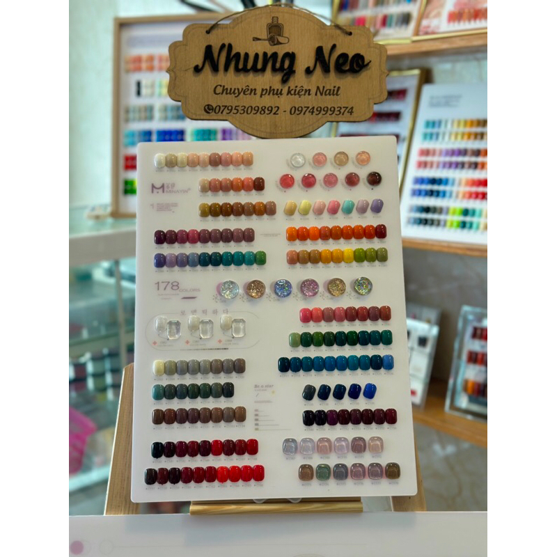 SÉT SƠN GEL 178 MÀU  Đầy đủ các tone màu…