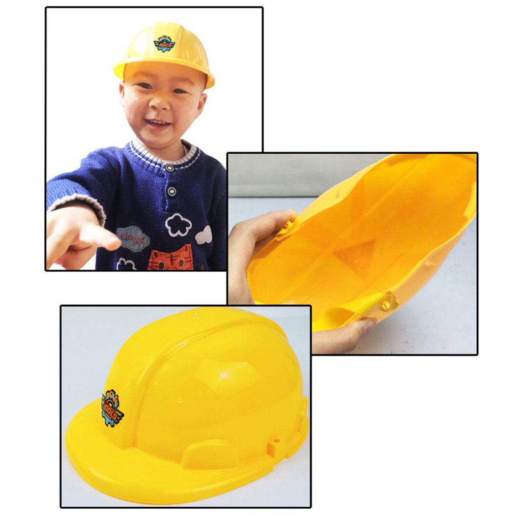 Mũ Nón Kỹ Sư, Công Nhân Cho Bé 3-7 Tuối Màu Vàng Giá Rẻ. Mũ Công Nhân Nón Bảo Hộ Lao Động Hóa Trang Kỹ Sư Công Trường