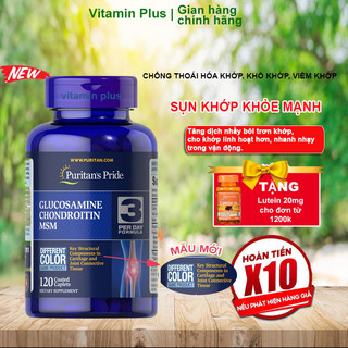 Viên uống tăng dịch khớp giúp khớp cử động linh hoạt Glucosamine, Chondroitin & MSM 120 viên