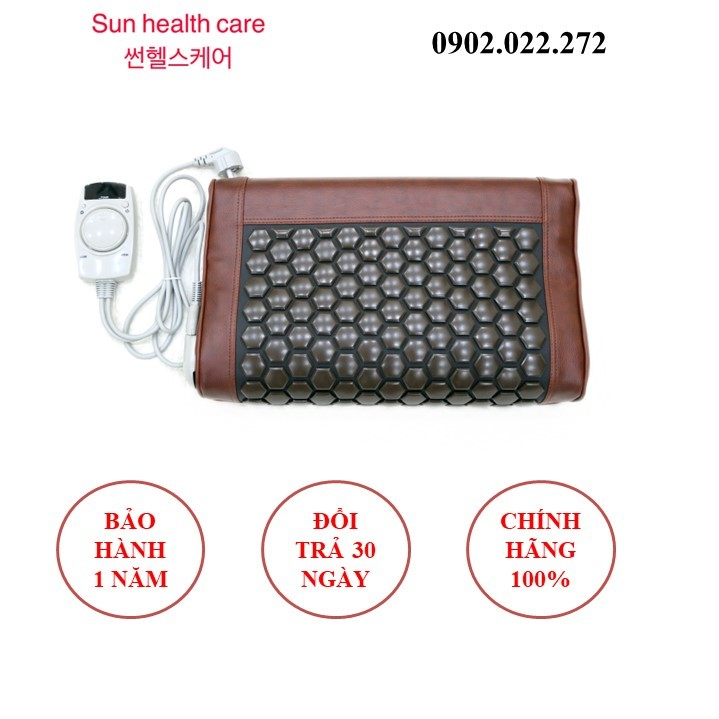 Gối đá nóng giảm đau mỏi vai gáy, ngủ ngon của Hàn Quốc