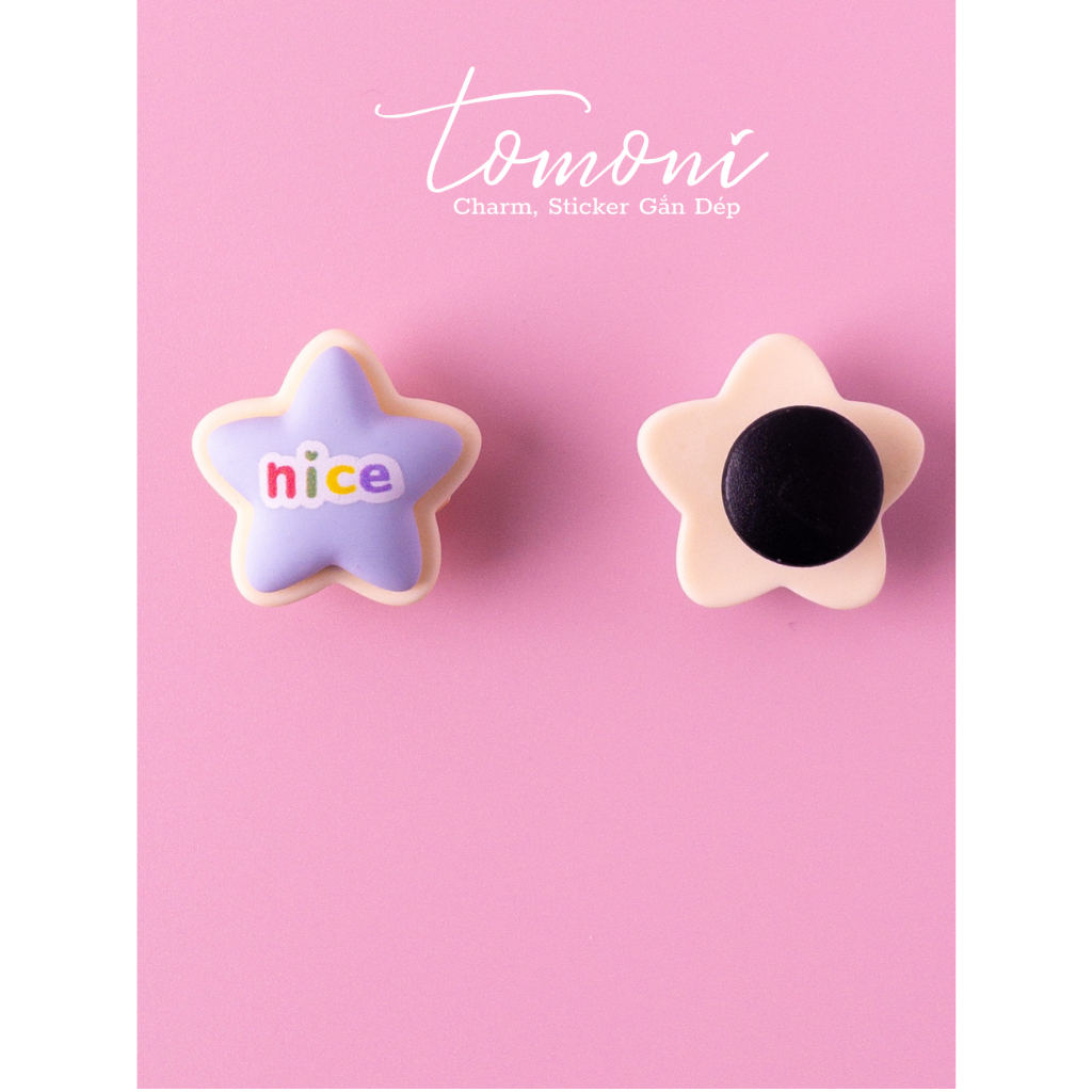 Sticker Cute Gắn Dép, Charm DIY Hoạt Hình Dễ Thương - HQ51