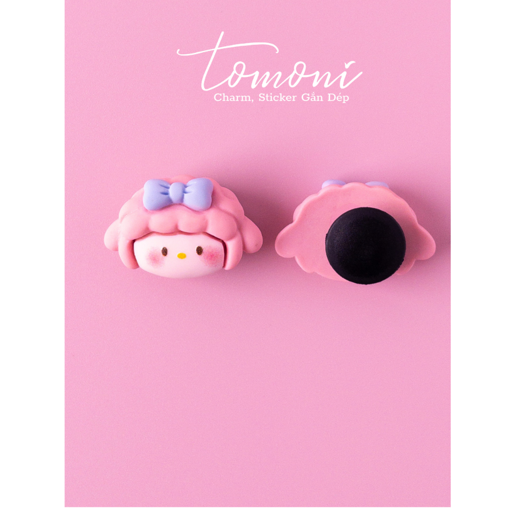 Sticker Cute Gắn Dép, Charm DIY Hoạt Hình Dễ Thương - HQ51