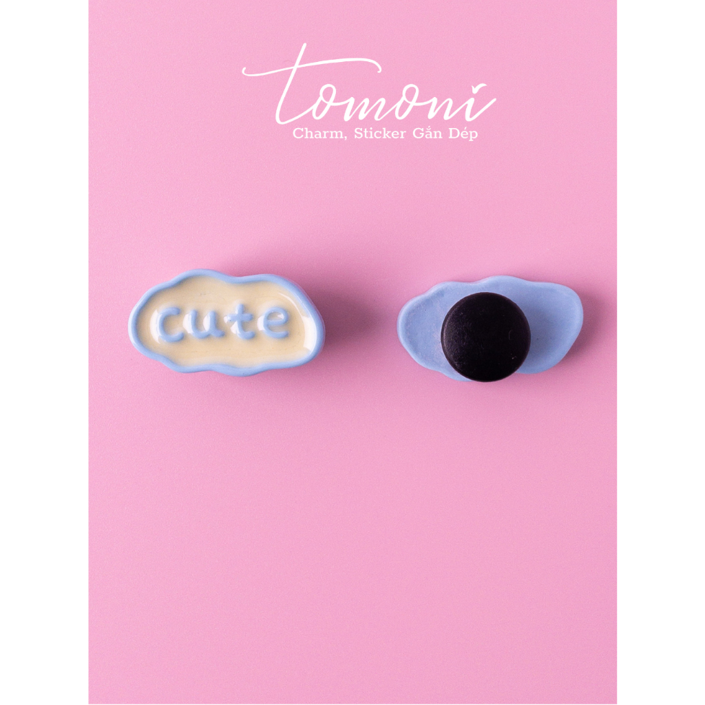 Sticker Cute Gắn Dép, Charm DIY Hoạt Hình Dễ Thương - HQ51