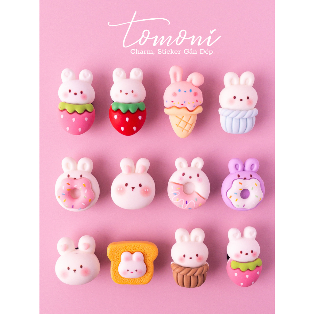 Sticker Gắn Dép, Hình Charm DIY Trang Trí Giày Dép Hoạt Hình Dễ Thương - HQ31