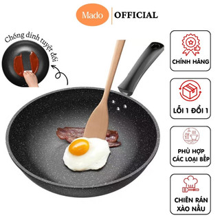 Chảo chống dính mado sâu lòng vân đá cao cấp