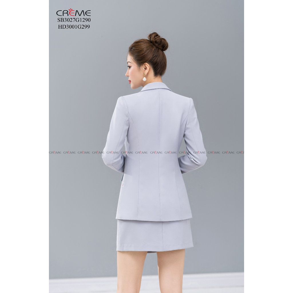 Set bộ áo vest và chân váy