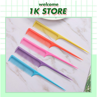 Combo 10 Lược chia tóc, lược nhựa mini rẽ ngôi tóc đuôi nhọn tiên lợi, lược nhựa đuôi nhọn rẽ ngôi tóc thông minh
