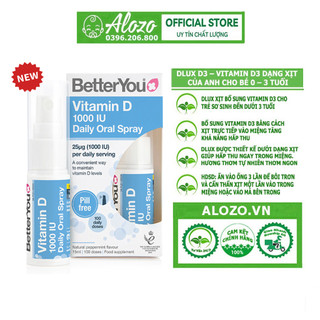 Dlux d3 - vitamin d3 dạng xịt của anh cho bé 0 - 3 tuổi