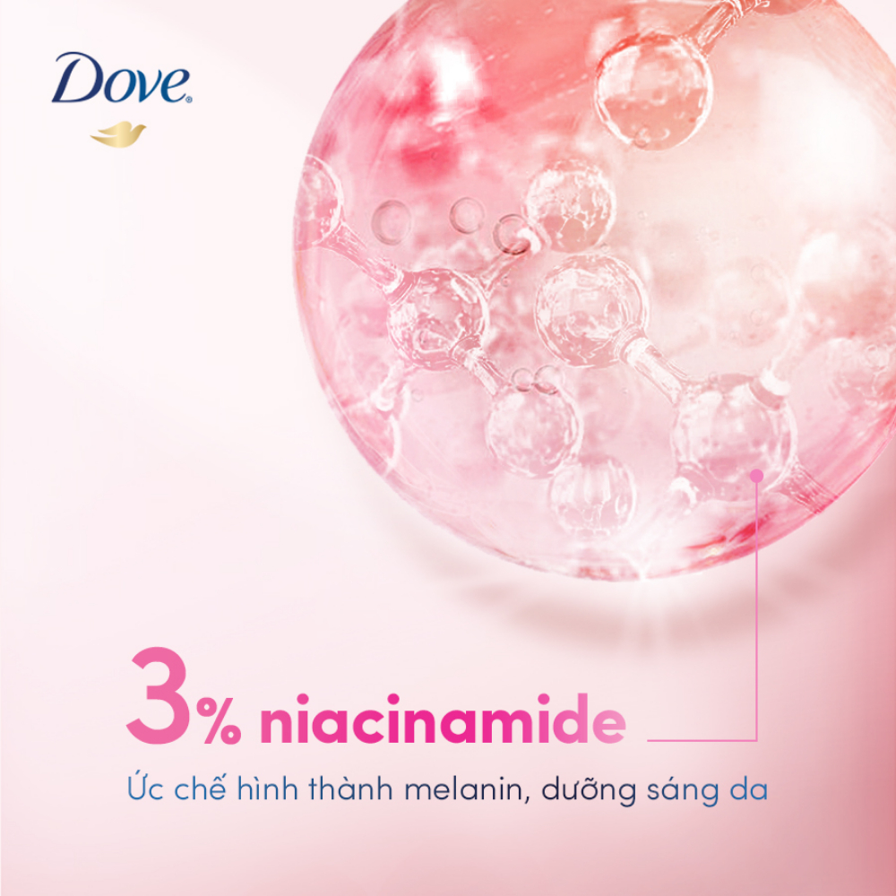 Lăn Khử Mùi Dove Tinh Chất Serum Bright - Care Deodorant Serum 3% Niacinamide Collagen Vitamin C E