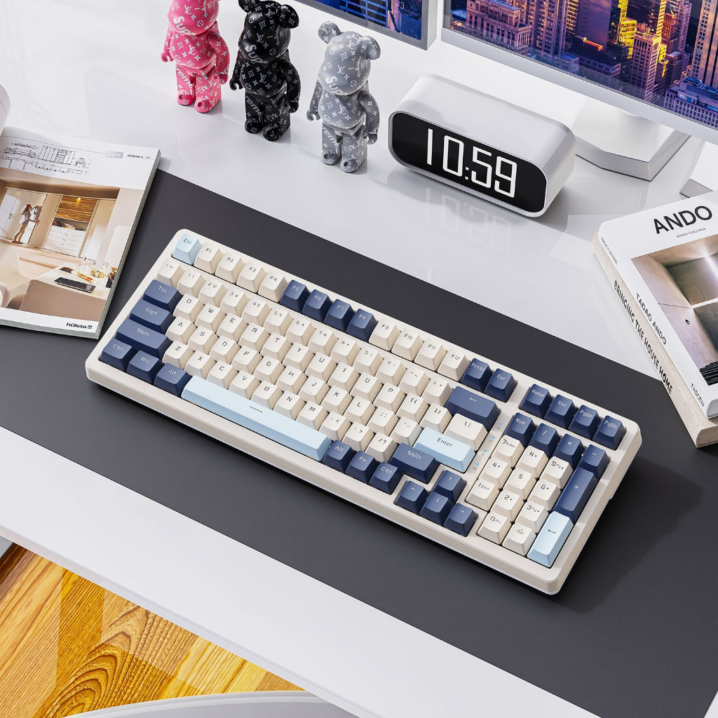 Bàn Phím Cơ Gaming K3 Max - 20 Chế Độ Led - Trục Red Switch - Hotswap - Lót Foam Cách Âm 2 Lớp Gõ Siêu Êm