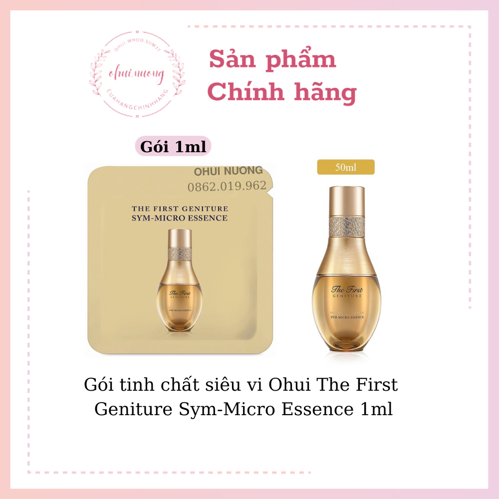 Gói tinh chất siêu vi Ohui The First Geniture Sym-Micro Essence 1ml_OHUINUONG