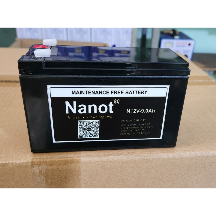 Bình ắc quy NANOT 12v-9Ah