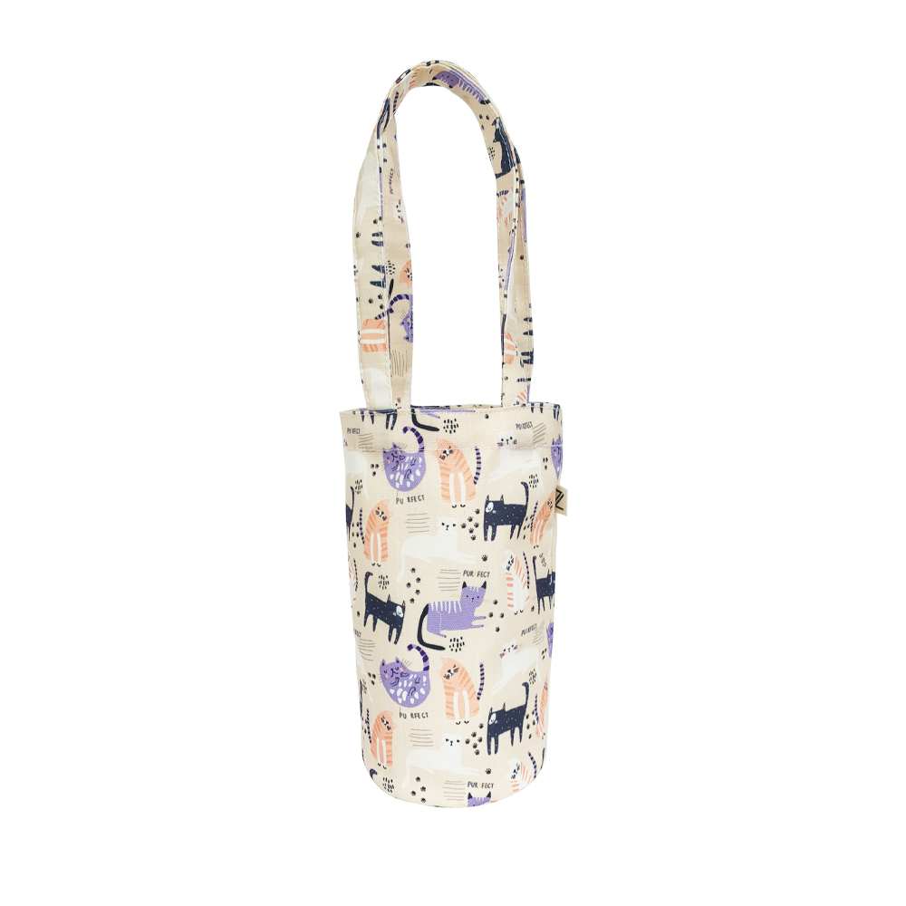 Túi đựng bình giữ nhiệt, túi vải canvas đựng ly cốc có quai xách | Ziczac Design