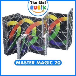✅ Rubik Dây Magic 20 LingAo Master Ultra Magic 20 Panels (Mảnh). Rubic Biến Thể Dây | The Gioi Rubik