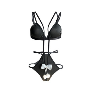 Bộ ngủ cosplay jum nơ dây liền thân cài sau gợi cảm 2671