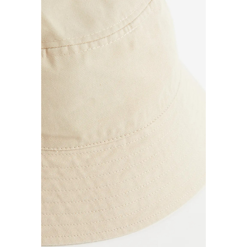 Mũ bucket beige 0960713031 HM H&M_hàng chính hãng authentic