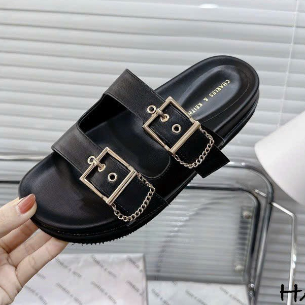 Dép nữ quai ngang đế cao SL-CK21 bản fullbox sang chảnh