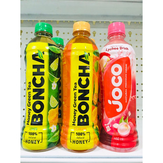 Trà mật ong boncha 450ml / nước vải thạch dừa joco 450ml