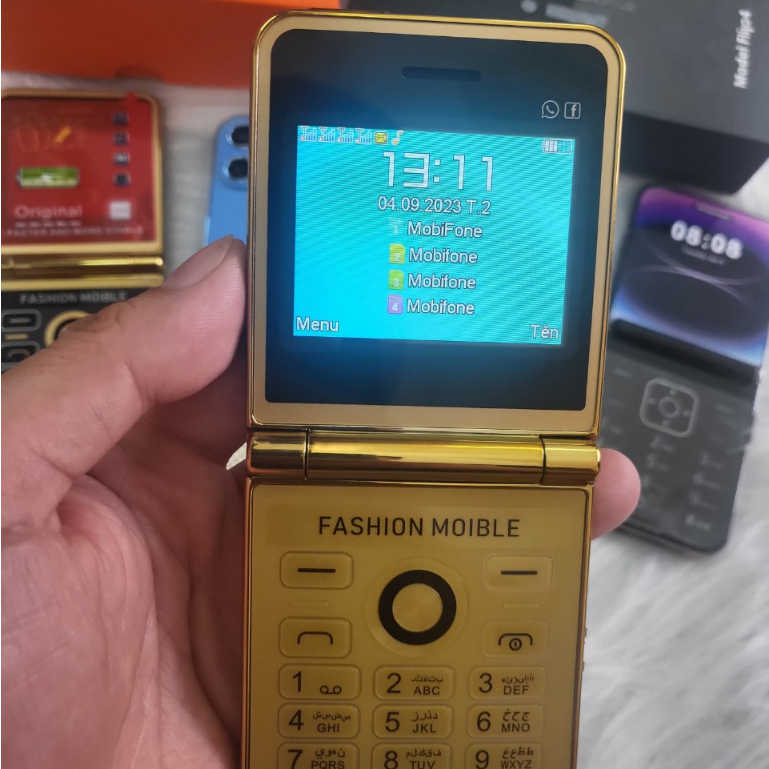 { HOT HOT } điện thoại máy gập Flip 4. dòng 4sim. pin liền. siêu nét. BẢO HÀNH 6 THÁNG. 1 ĐỔI 1 TRONG 2 THÁNG | BigBuy360 - bigbuy360.vn