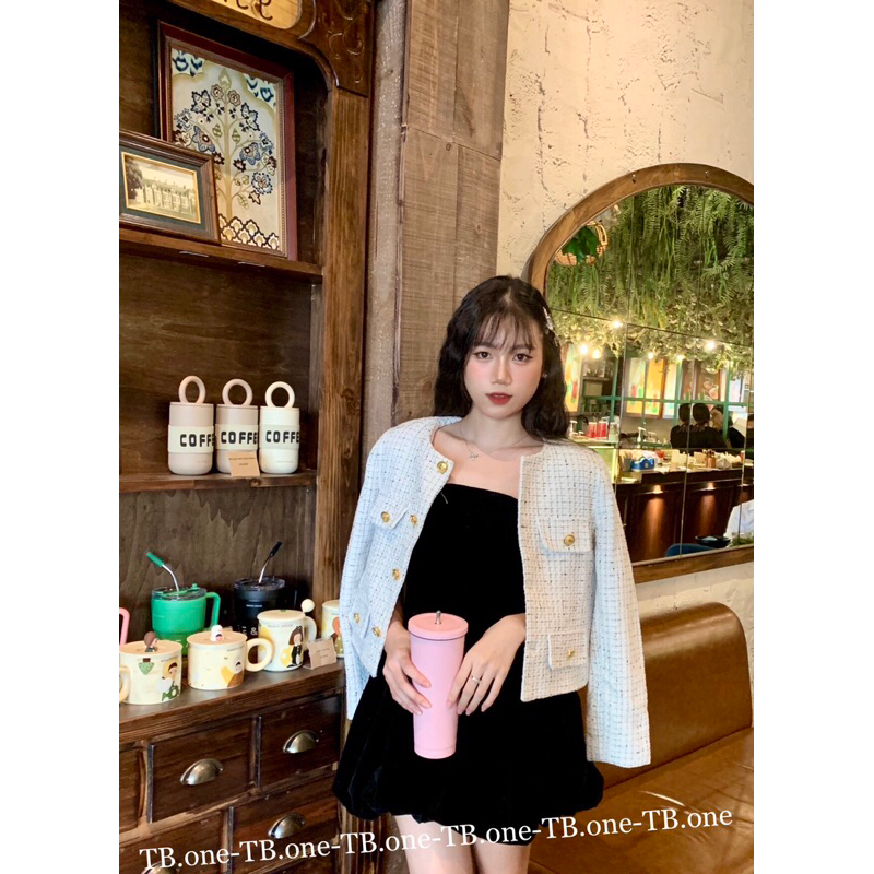 Áo dạ tweed quảng châu cao cấp loại 1