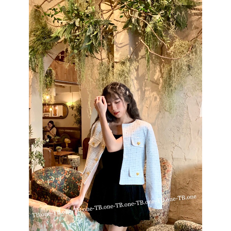 Áo dạ tweed quảng châu cao cấp loại 1