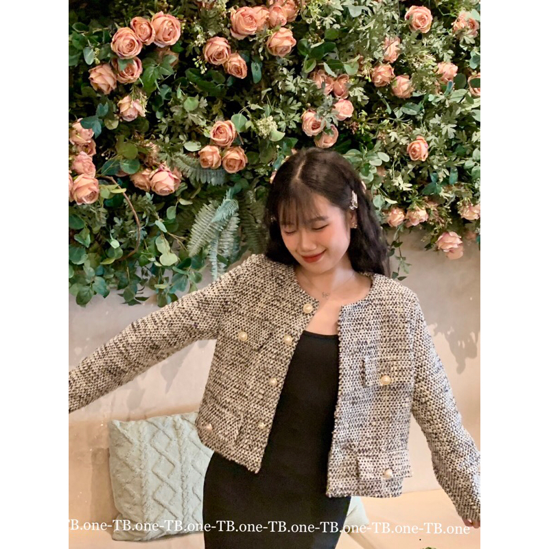 Áo dạ tweed quảng châu cao cấp loại 1
