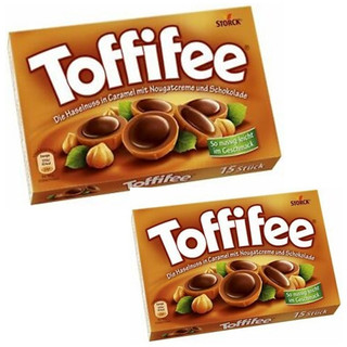 Kẹo TOFFIFEE Caramel mềm phủ SOCOLA nhân hạt dẻ