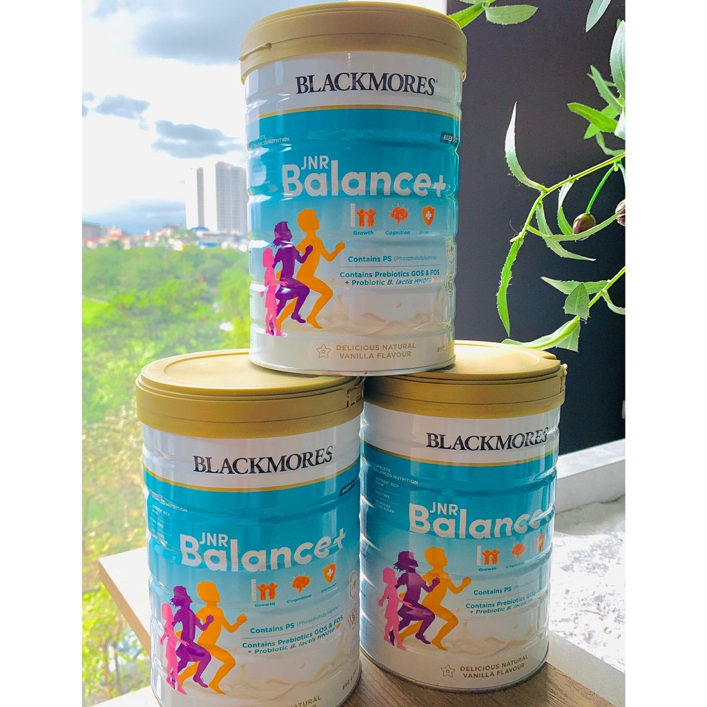 Sữa Blackmores JNR Balance+ Vanilla - Sữa Bột Công Thức Cao Năng Lượng 850g,400g