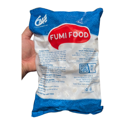 Cá viên Fumi gói 1000gram 160 viên, sản phẩm dai ngon chuẩn trà sữa gia đình