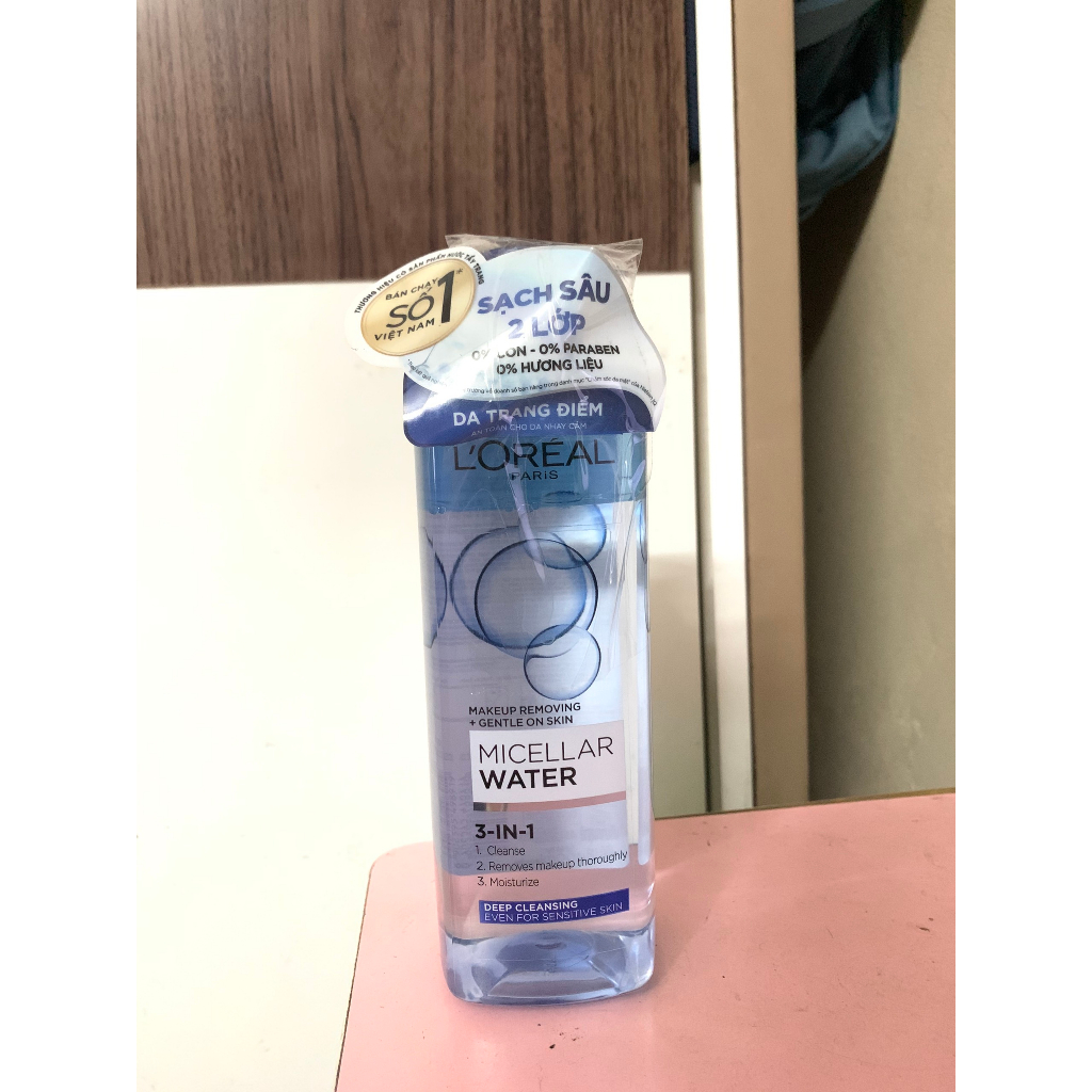 Nước tẩy trang Loreal nắp xanh