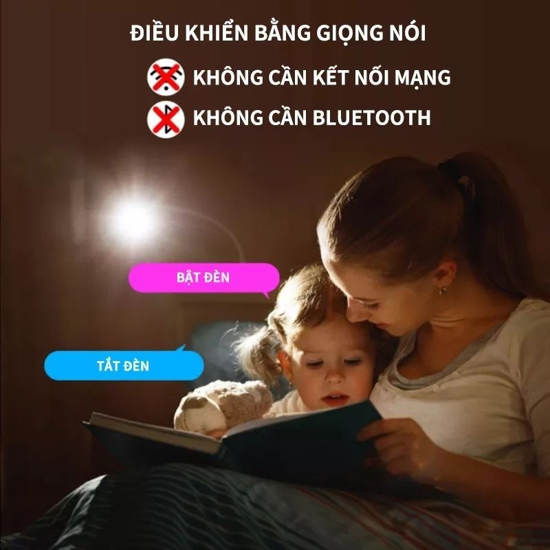 Đèn ngủ thông minh điều khiển bằng giọng nói Tiếng Việt | BigBuy360 - bigbuy360.vn