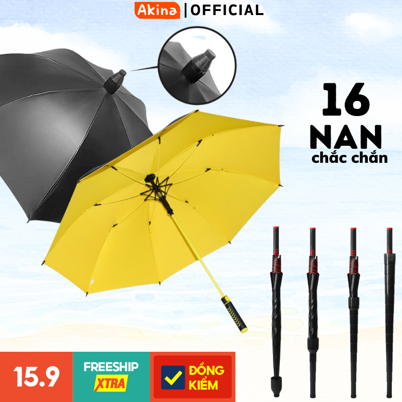 Ô Dù Che Mưa Akina Cán Chống Gỉ Cao Cấp Thiết Kế Thông Minh