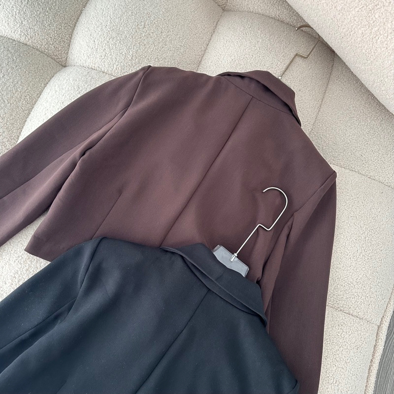 AnDi.vnxk Áo khoác Blazer croptop xuất - M.ixxo