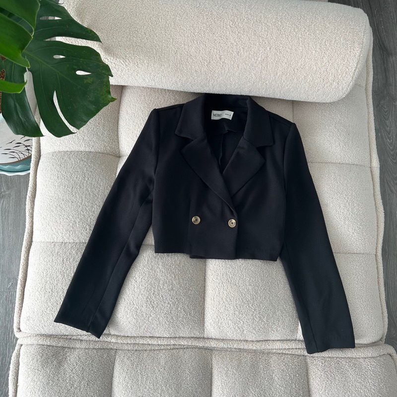 AnDi.vnxk Áo khoác Blazer croptop xuất - M.ixxo