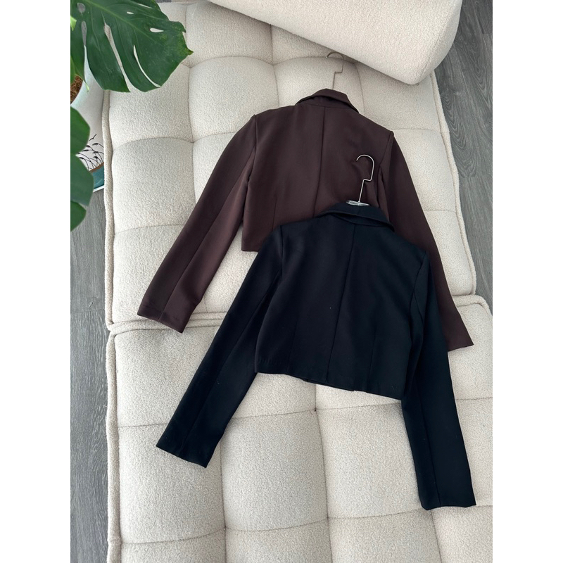 AnDi.vnxk Áo khoác Blazer croptop xuất - M.ixxo