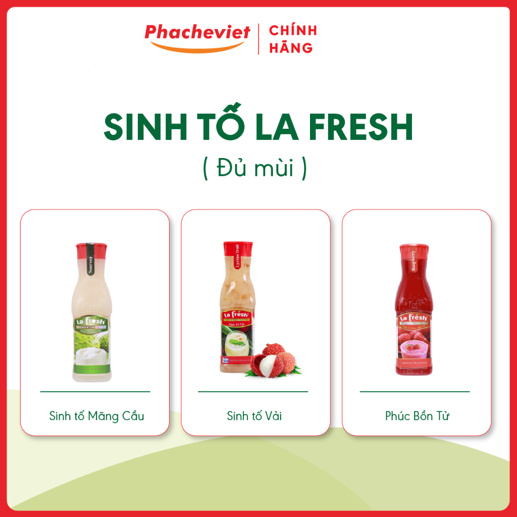Sinh Tố La Fresh Đủ M 650ml