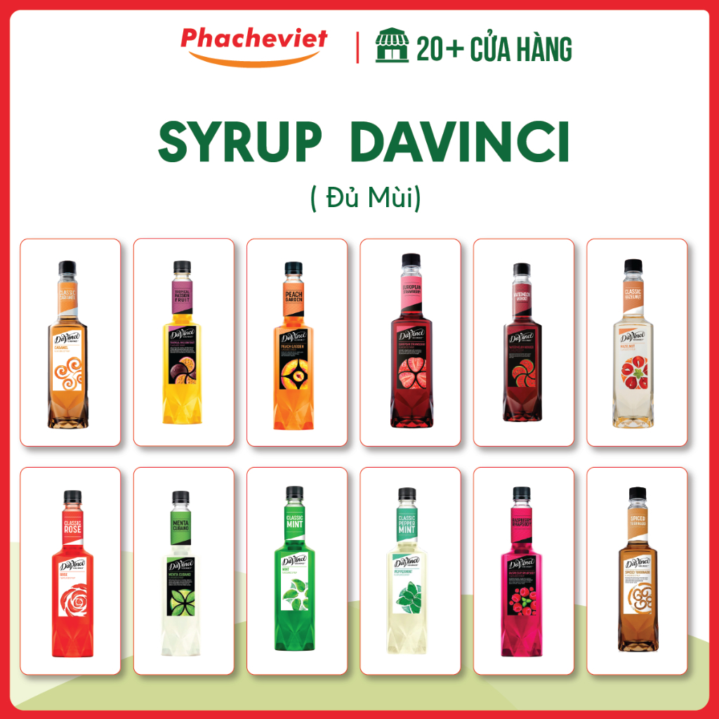 Syrup Davinci chai 750ml