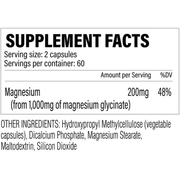 REVIVE Magnesium Glycinate 200mg 120 viên : Cải thiện trí nhớ, giảm stress by CBUM