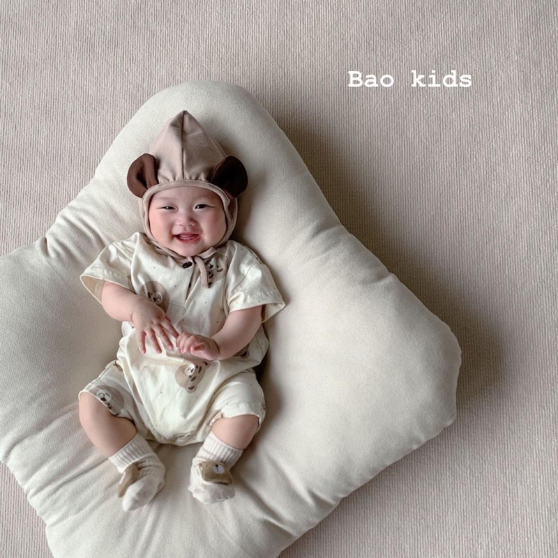 Bao Kids ❤️ Body Gấu + Mũ co giãn 4 chiều cho bé